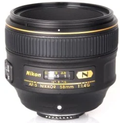 Nikon Normal Lens, Adapters & Converters | 58mm f1.4 G AF-S Lens