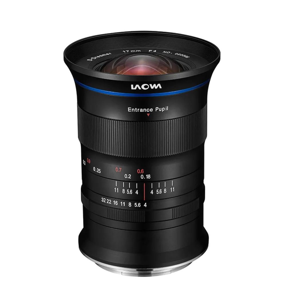 Laowa Wide Angle Prime | Mirrorless Lenses Only | 17mm f/4 GFX Zero-D for Fujifilm GFX