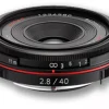 Pentax Wide Angle Prime | 40mm f2.8 HD DA Lens Black #