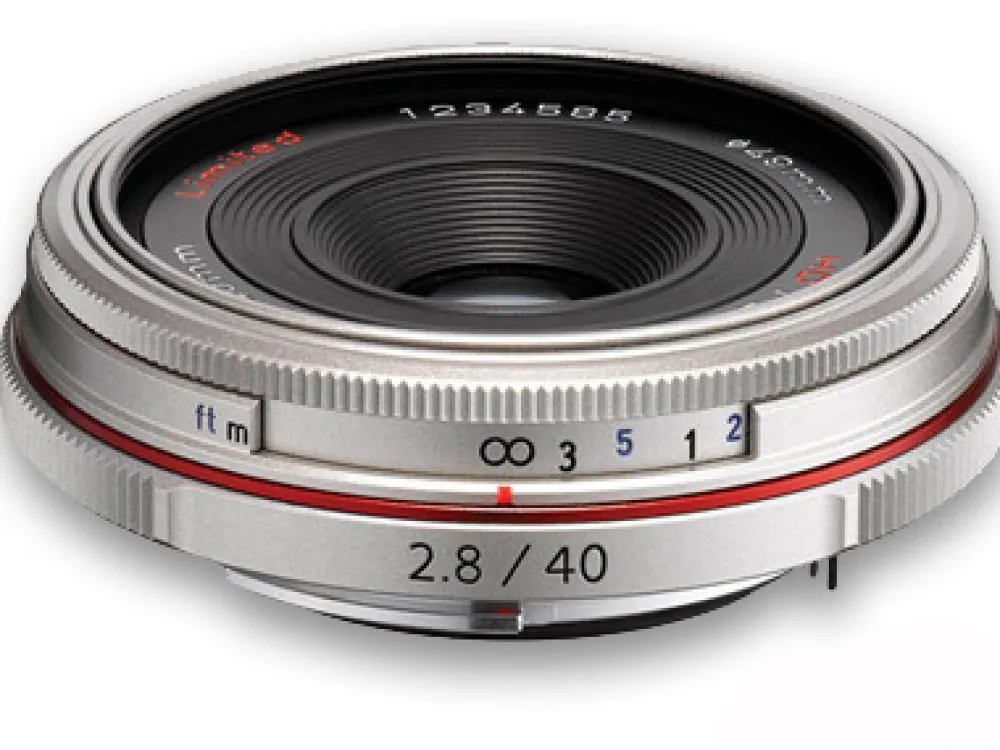 Pentax Wide Angle Prime | Clearance | 40mm f2.8 HD DA Lens Silver #