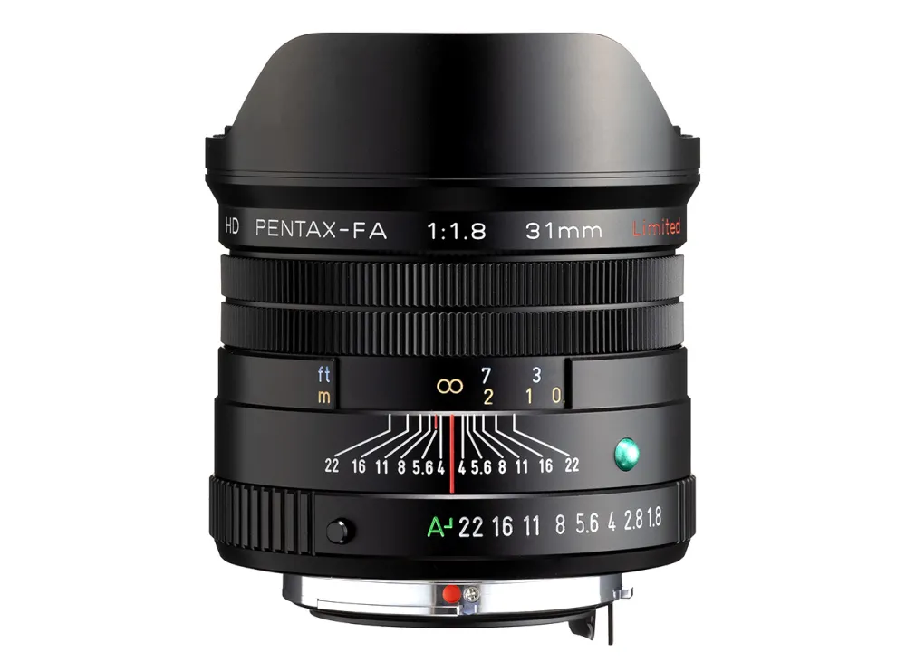 Pentax Normal Lens, Adapters & Converters | 31mm f1.8 HD FA Limited Black