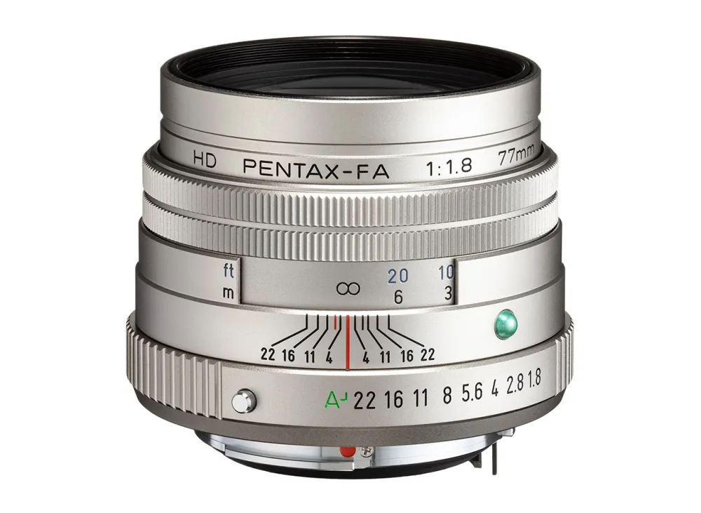 Pentax Normal Lens, Adapters & Converters | 77mm f1.8 HD FA Limited Silver