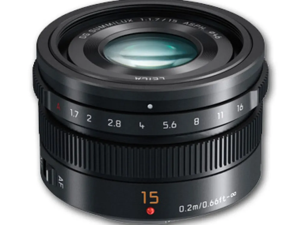 Panasonic Wide Angle Prime | Mirrorless Lenses Only | 15mm f1.7 Lumix G Leica DG Summilux Lens