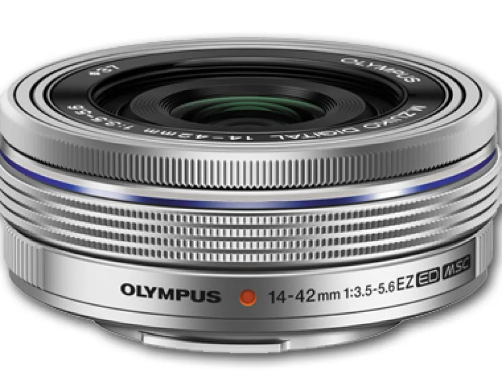 OM System Wide Angle Zoom | Mirrorless Lenses Only | 14-42mm f3.5-5.6 M. EZ Silver OM