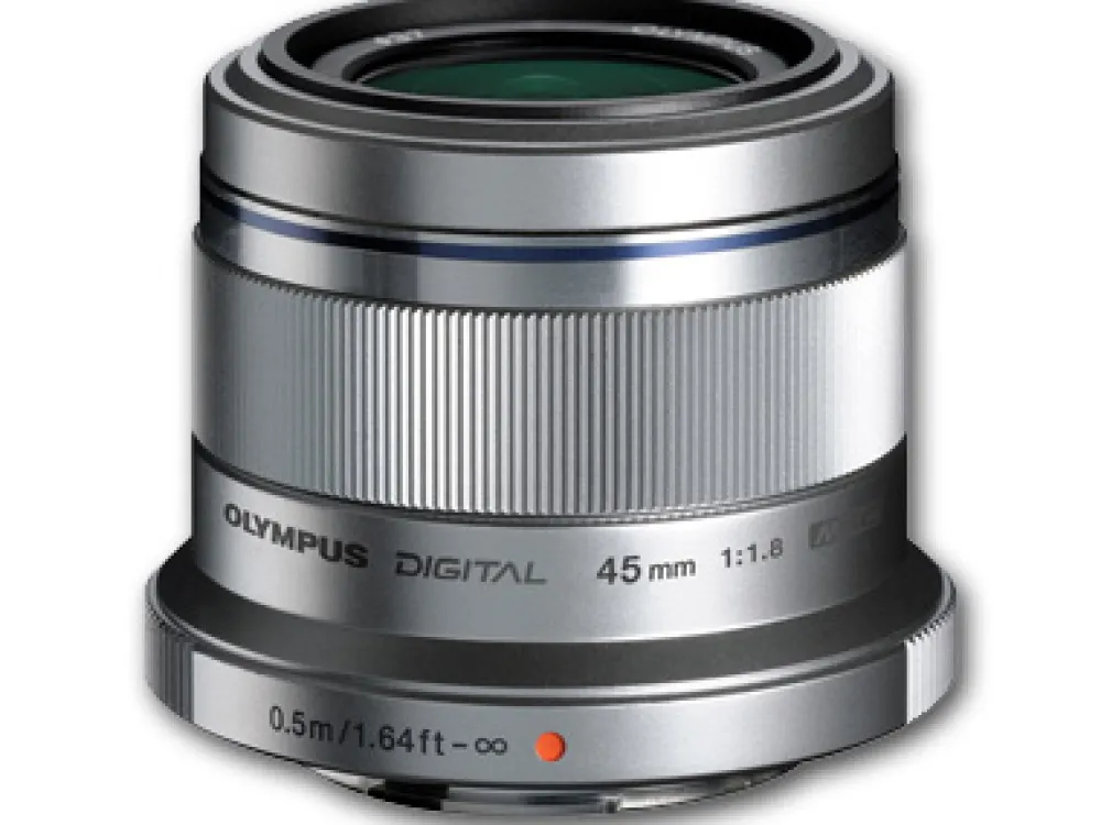 OM System Normal Lens, Adapters & Converters | Mirrorless Lenses Only | 45mm f1.8 M.Zuiko Digital Lens Silver