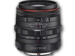 Pentax Wide Angle Zoom | 20-40mm f2.8-4HD DA ED Limited DC WR Lens Black