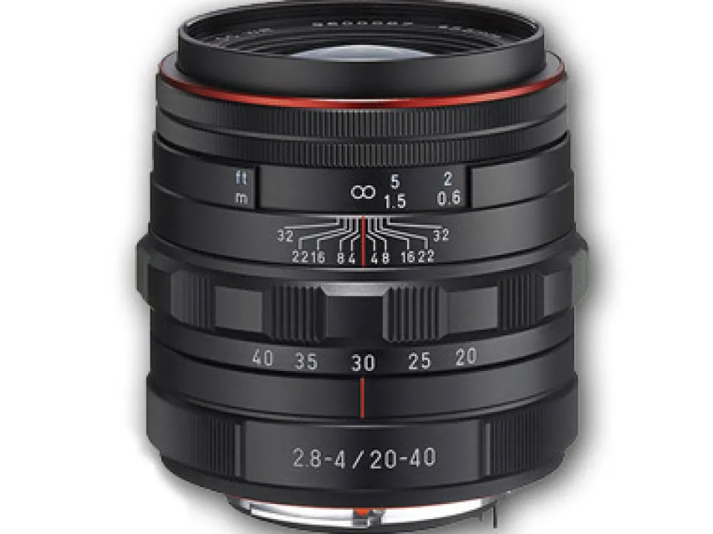 Pentax Wide Angle Zoom | 20-40mm f2.8-4HD DA ED Limited DC WR Lens Black
