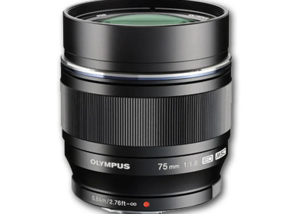 OM System Telephoto Prime | Mirrorless Lenses Only | OM 75mm F1.8 M. Zuiko Lens Black