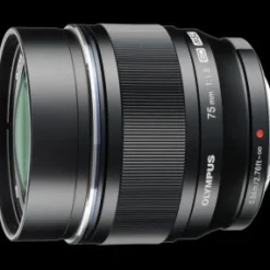 OM System Telephoto Prime | Mirrorless Lenses Only | OM 75mm F1.8 M. Zuiko Lens Black