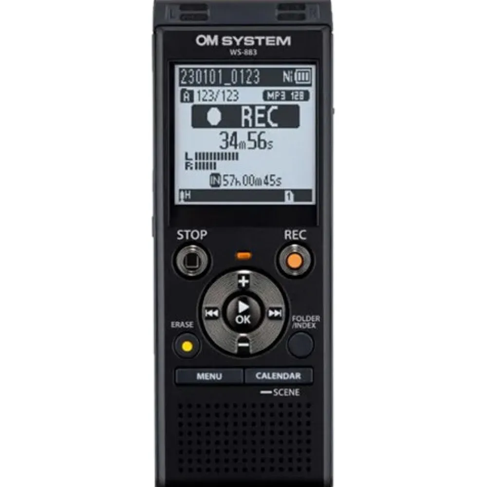 OM System Microphones / Headphones / Speakers | Home Automation | WS-883 Digital Voice Recorder