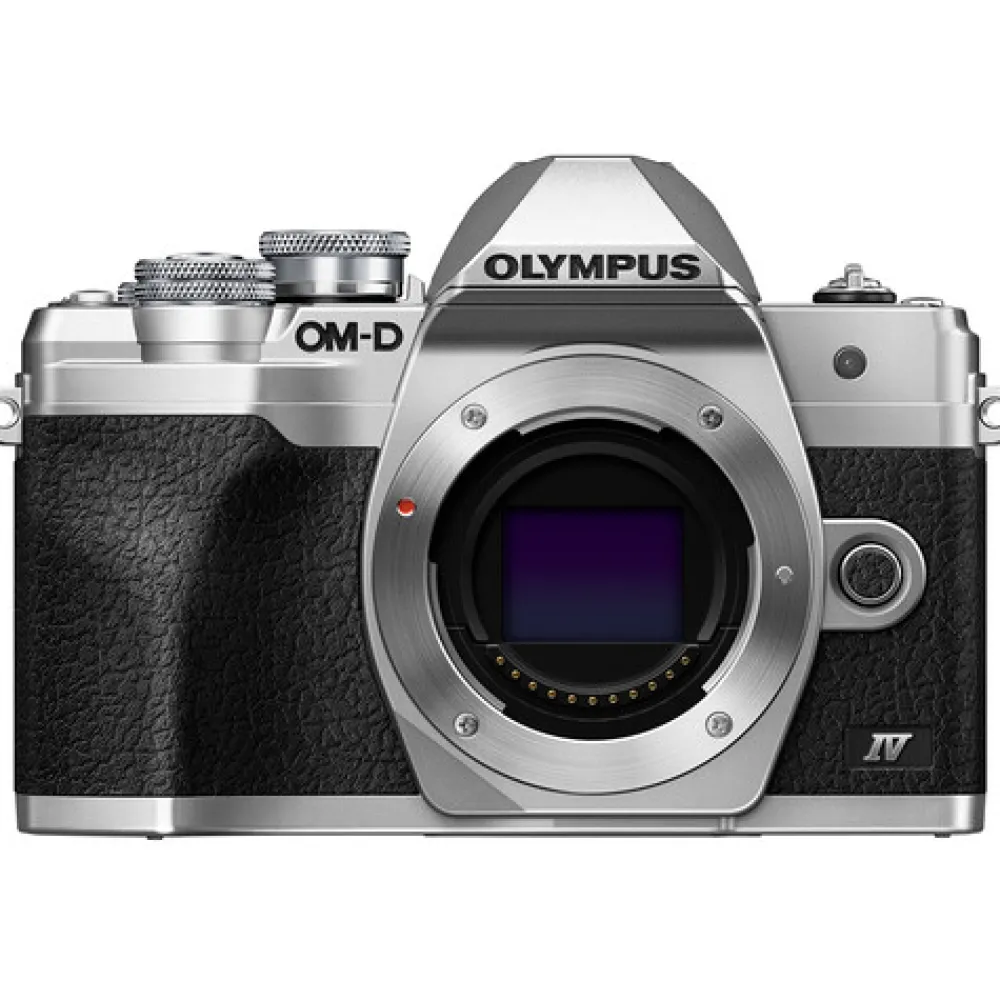 OM System Interchangeable Lens Cameras | Mirrorless Cameras Only | OM-D E-M10 Mark IV Silver REFURBISHED