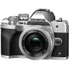 OM System Interchangeable Lens Cameras | Mirrorless Cameras Only | OM-D E-M10 MarkIV 14-42mm Silver