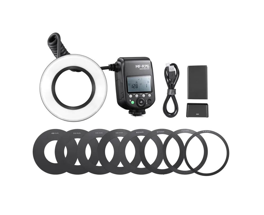Godox On-Camera Flash | Open Box | Open Box MF-R76 Macro RIng Flash