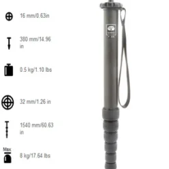 Sirui Monopods / Extension Arms | P-306 6 Section Aluminium Monopod