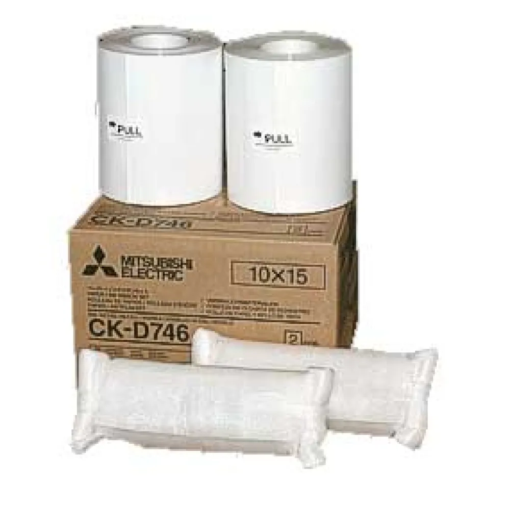 Mitsubishi Dye Sub Media | Paper and Ribbon for CPD70DW Printer 4X6 - 800