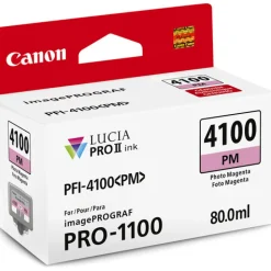 Canon Ink: Pro Printers | PFI-4100 Photo Magenta Pigment Ink Tank (80mL)