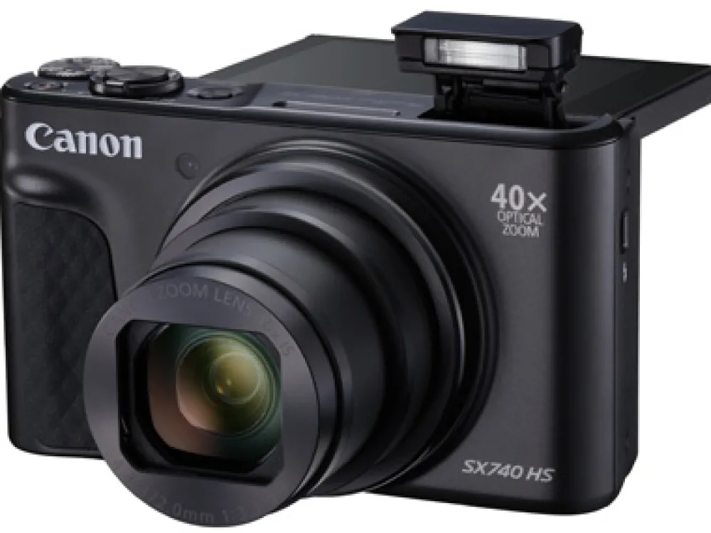 Canon Point And Shoot Cameras | Powershot SX740 HS 20MP 40x Zoom + Case Black