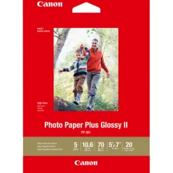 Canon Paper: Specialty | PP-301 Photo Paper Plus Glossy II (5 x 7, 20 Sht)