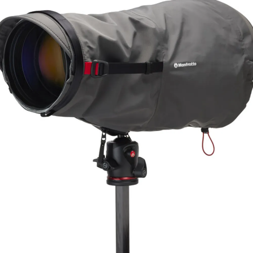 Manfrotto Lens Accessories / Hoods / Caps / Cases | Pro Light Teleshield (Dark Gray)