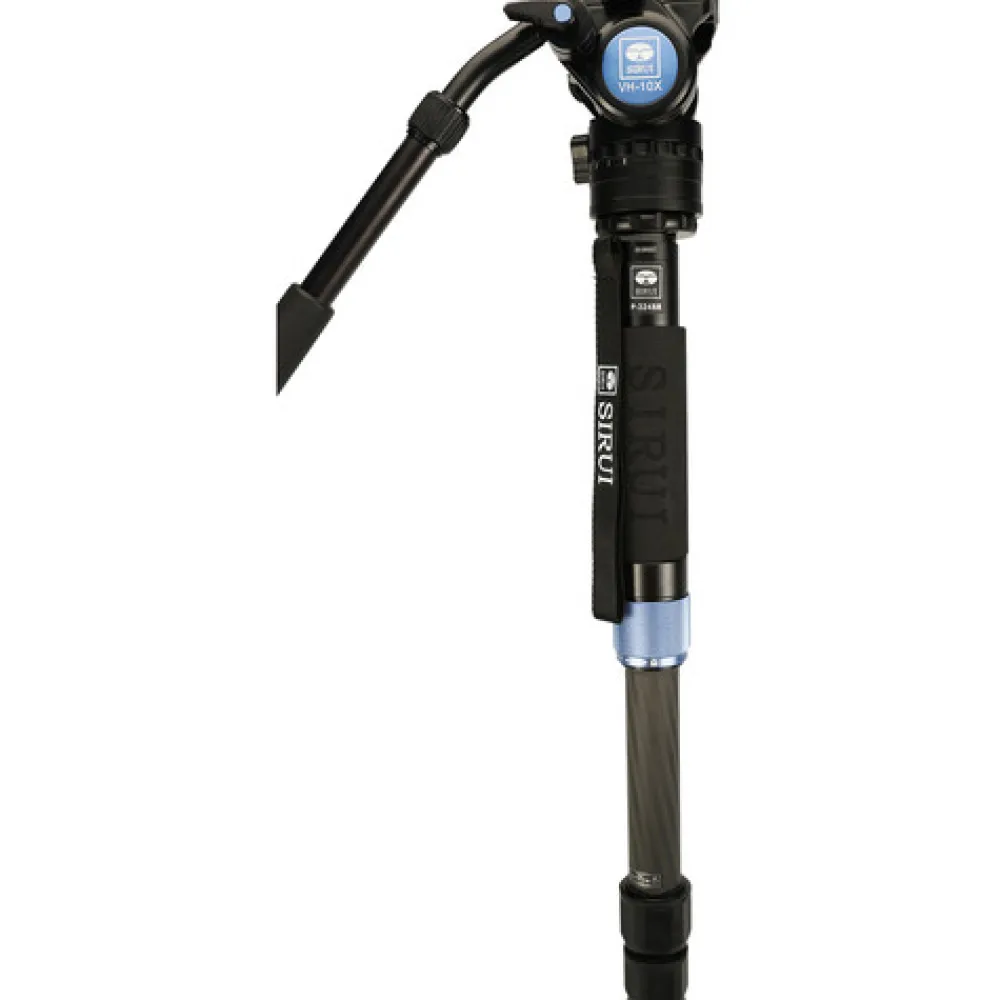 Sirui Monopods / Extension Arms | P-324SR Carbon Fiber Video Monopod with VH-10 head