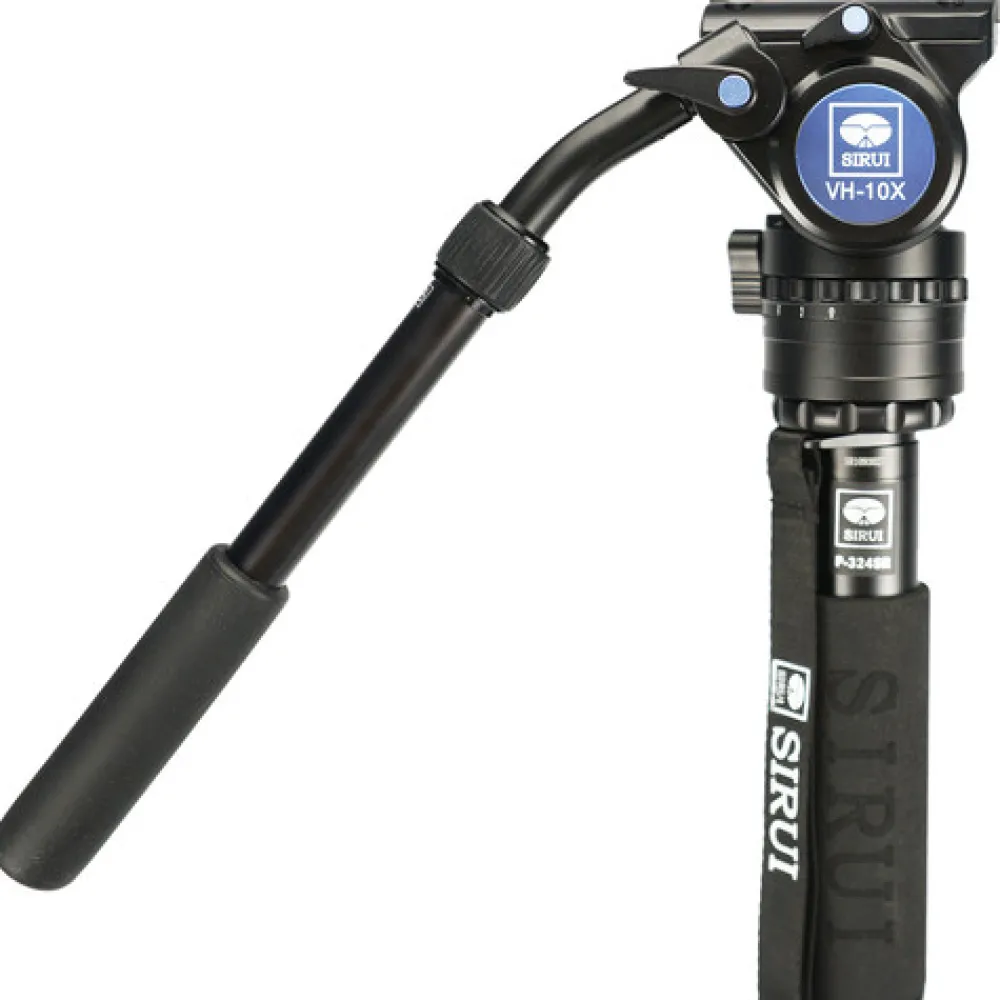 Sirui Monopods / Extension Arms | P-324SR Carbon Fiber Video Monopod with VH-10 head