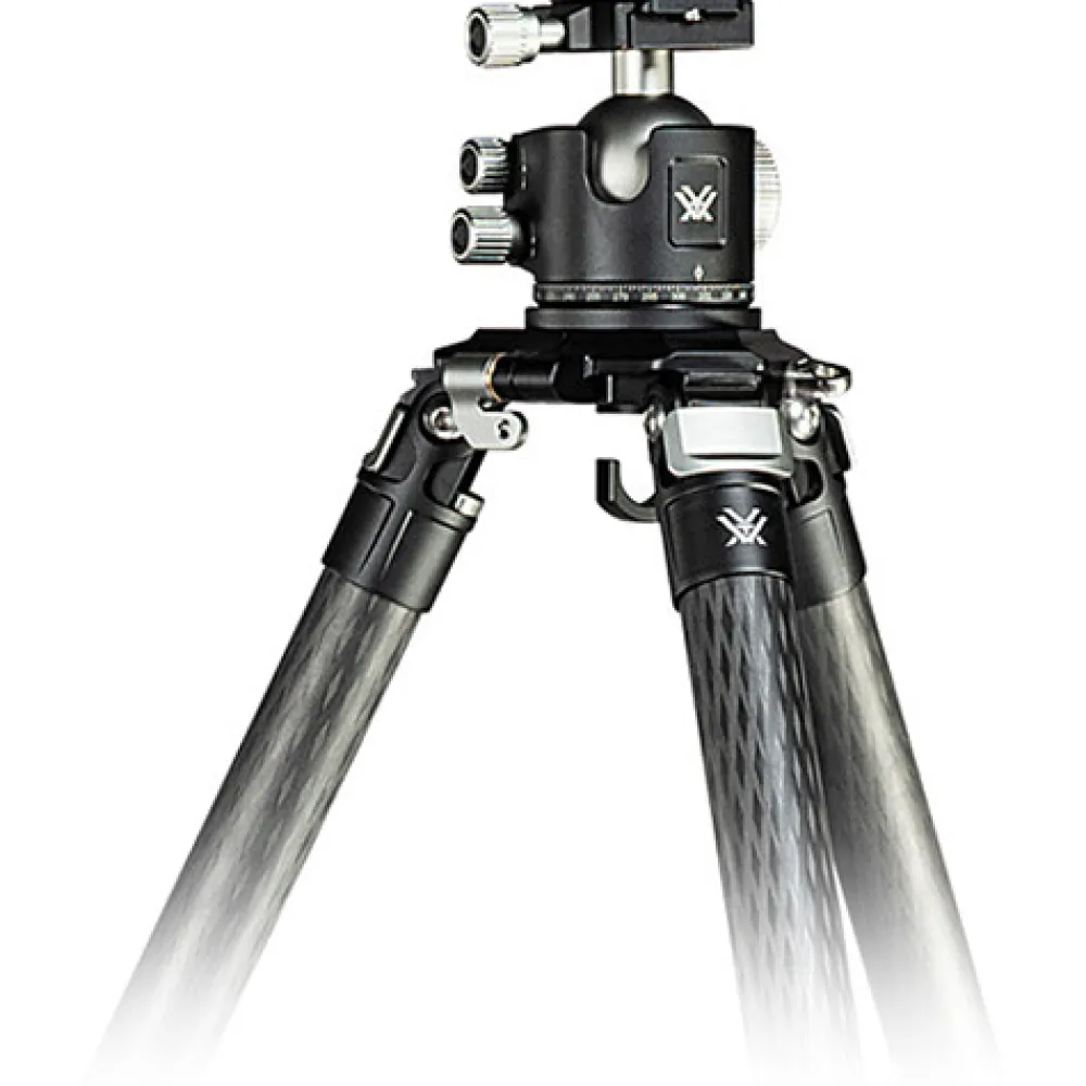 Vortex Tripods / Heads | Radian Carbon Fiber Tripod with Pan/Tilt QR Ball Head