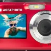 AgfaPhoto Point And Shoot Cameras | Realishot WP8000 Waterproof Digital Camera Red
