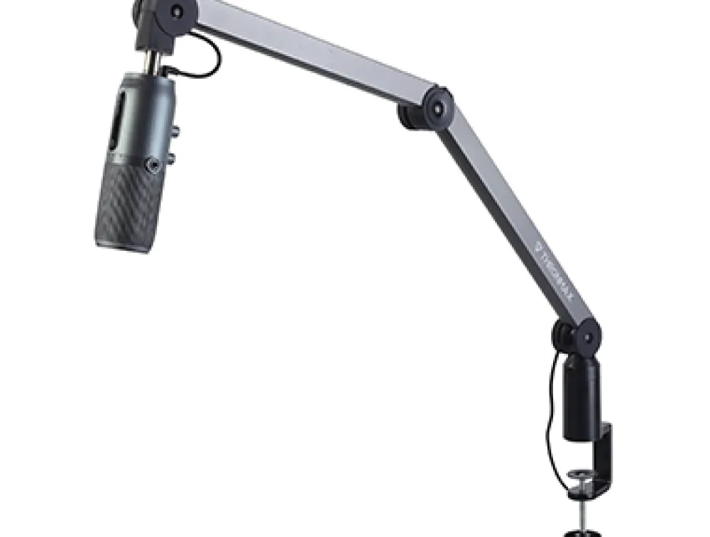 ThronMax Video Accessories | Microphones / Headphones / Speakers | S1 Caster Clamp-On Boom Stand for USB Microphones