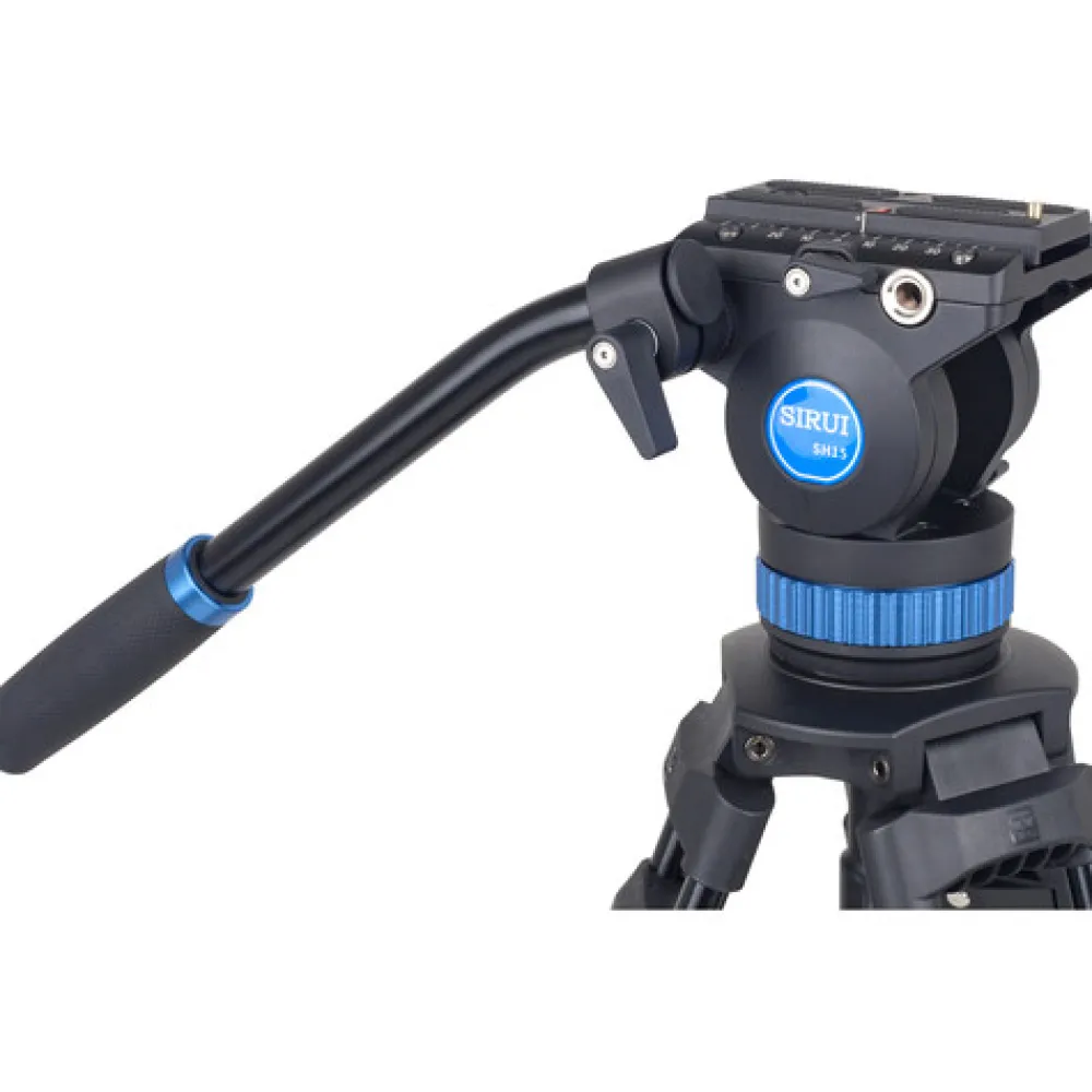 Sirui Tripods / Heads | SH15 Aluminium 3 section Video Tripod with Head
