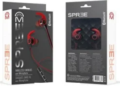 Mental Beats Microphones / Headphones / Speakers | Spree Bluetooth Earbuds Red