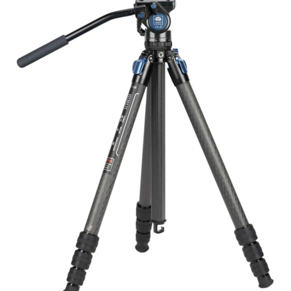 Sirui Tripods / Heads | ST-124 Carbon Fiber Tripod w VA-5 Video Head