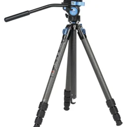 Sirui Tripods / Heads | ST124 4-Section Carbon Fiber Tripod & VA-5 X Fluid Head Kit