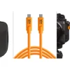 TETHER TOOLS Cables / Cords / Remotes | Starter Tethering Kit with USB-C to USB-C 15’ (4.6m) Str-Str Org