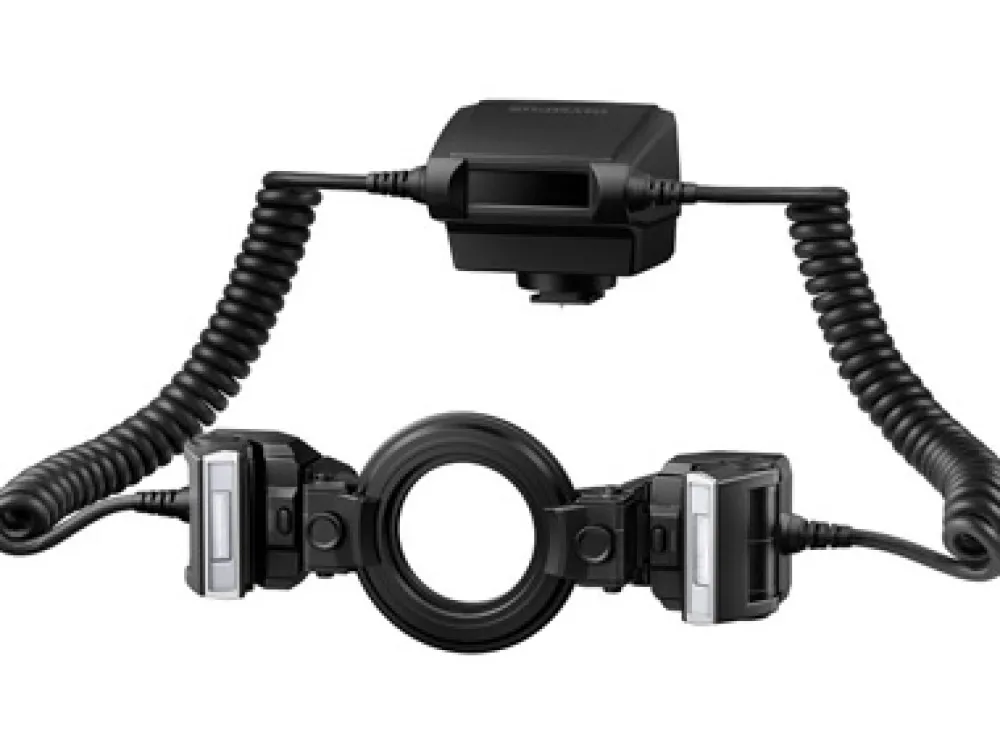 OM System On-Camera Flash | STF-8 Compact Hand Held Macro Flash