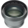 Fujifilm Normal Lens, Adapters & Converters | Compact Camera Addon Lens | TCL-X100 II Tele Conversion Lens Silver
