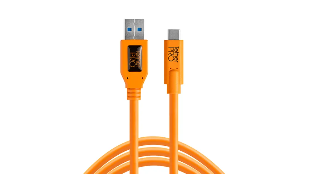 TETHER TOOLS Cables / Cords / Remotes | TetherPro USB 3.0 to USB-C ORANGE