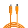 TETHER TOOLS Cables / Cords / Remotes | TetherPro USB-C to 3.0 Micro-B 5-Pin ORANGE