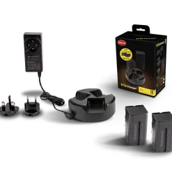 Hahnel Batteries / Chargers / Ac Adapters / Grips | Trio Charger Kit for Sony L-Series Batteries