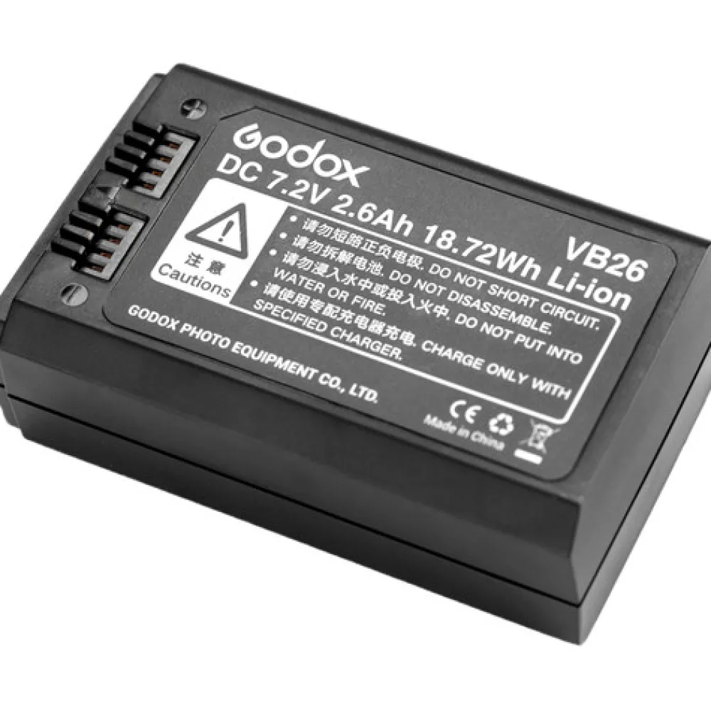 Godox Batteries / Chargers / Ac Adapters / Grips | VB26 Battery