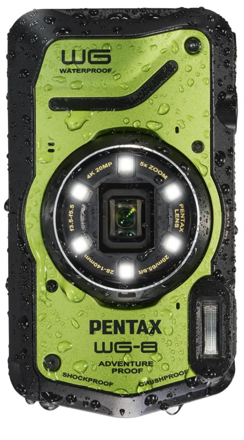 Ricoh Point And Shoot Cameras | WG-8 Camera Green