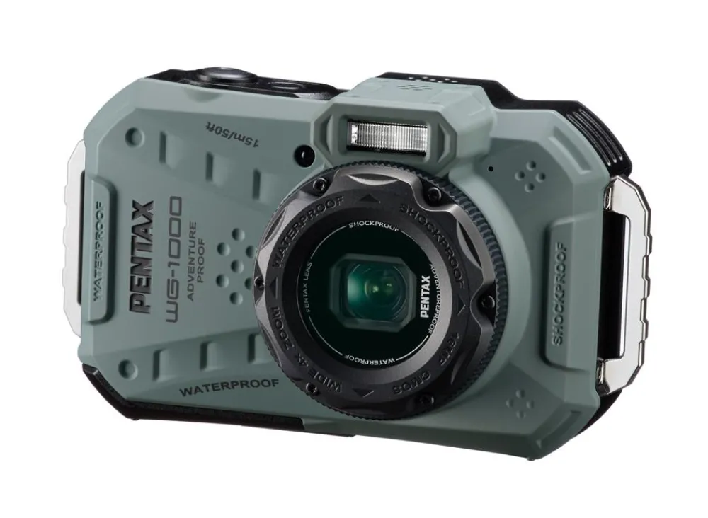 Ricoh Point And Shoot Cameras | WG-1000 Camera Olive
