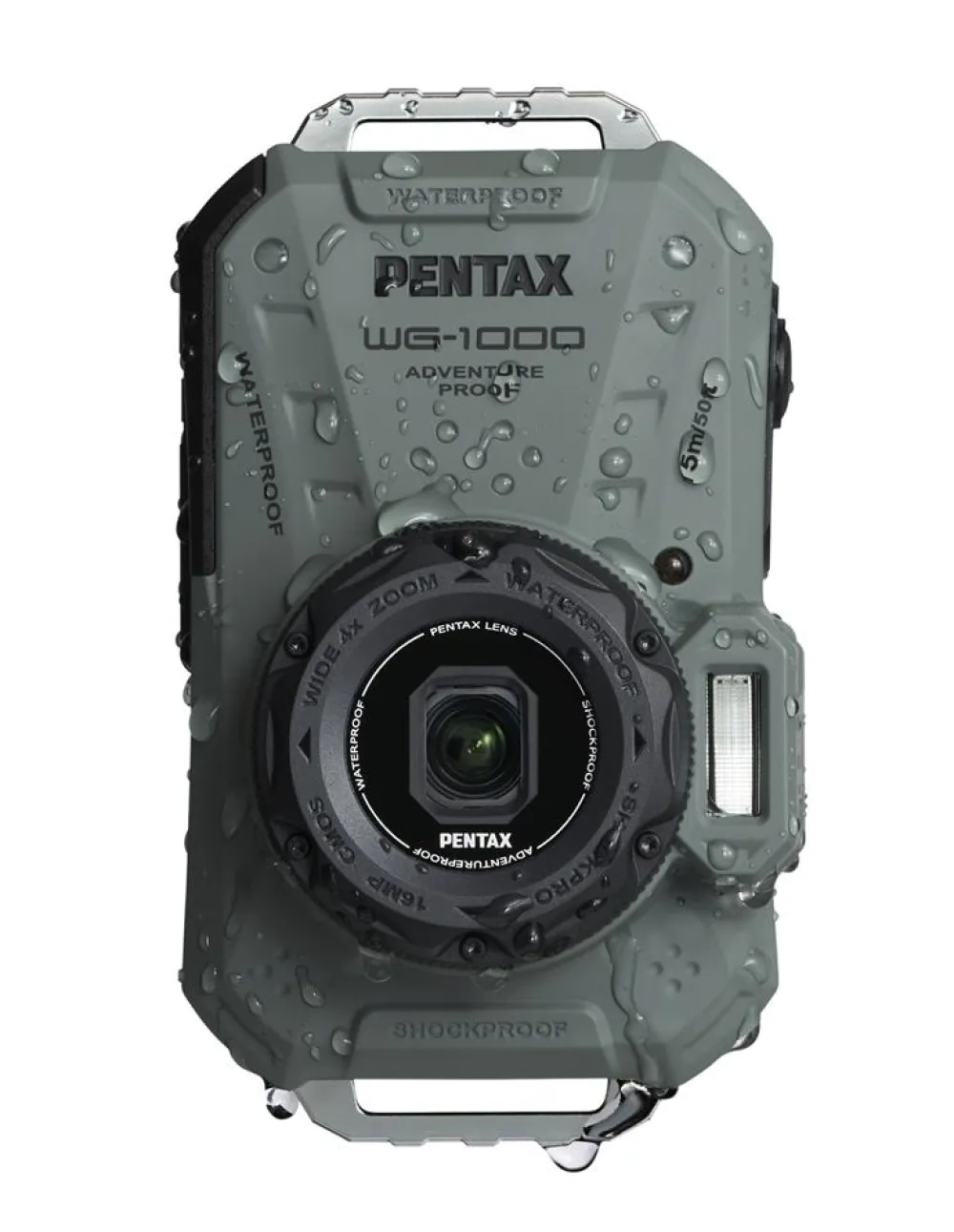 Ricoh Point And Shoot Cameras | WG-1000 Camera Olive