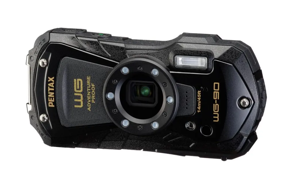 Ricoh Point And Shoot Cameras | WG-90 5X Zoom Black