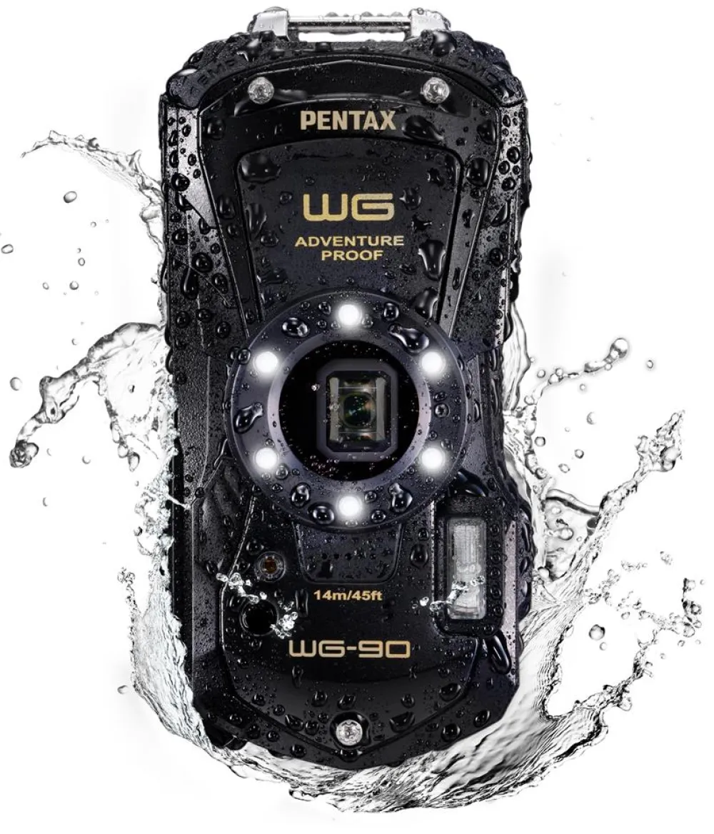 Ricoh Point And Shoot Cameras | WG-90 5X Zoom Black