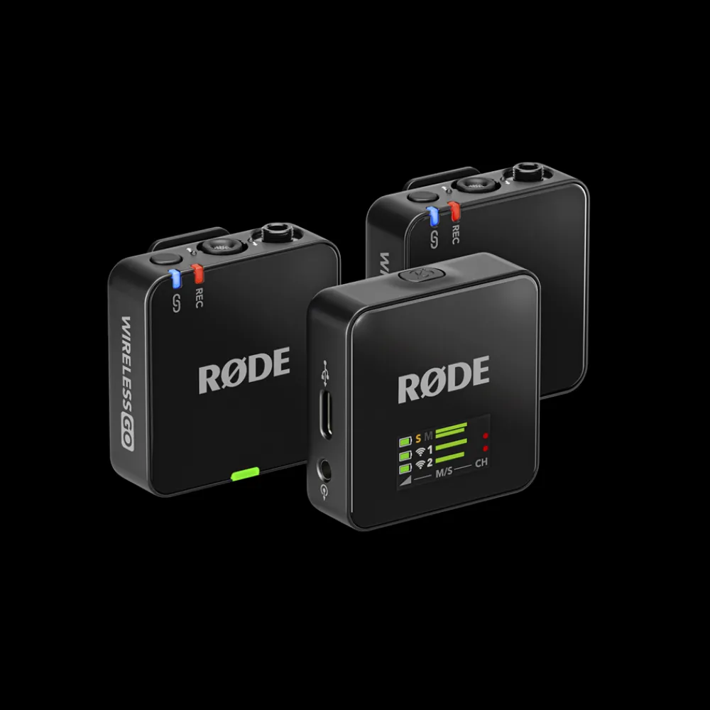 RODE Video Accessories | Microphones / Headphones / Speakers | Wireless GO Gen 3 Compact Digital Wireless Mic System