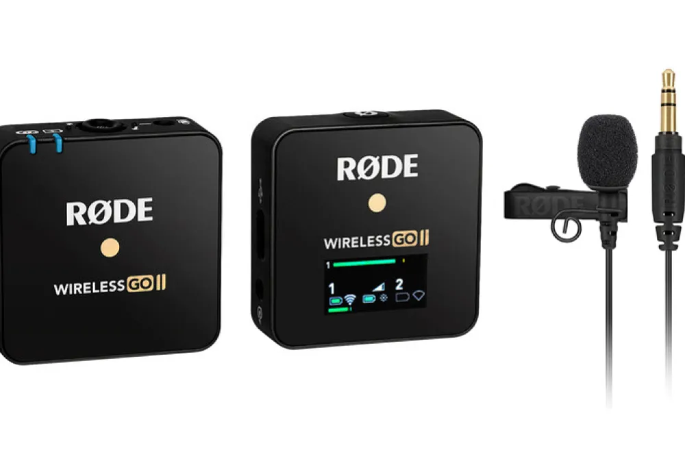 RODE Video Accessories | Microphones / Headphones / Speakers | Wireless GO II Single Lavalier GO Bundle
