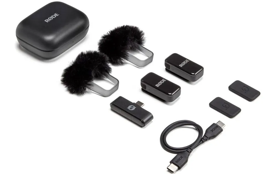 RODE Video Accessories | Microphones / Headphones / Speakers | Wireless Micro (USB-C Black)