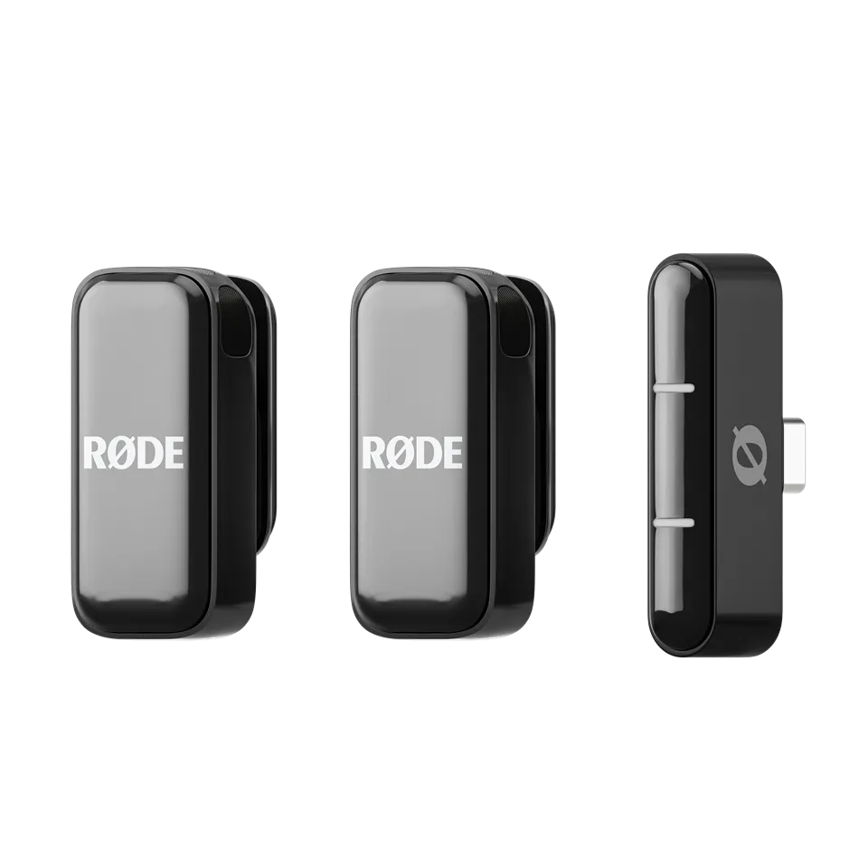RODE Video Accessories | Microphones / Headphones / Speakers | Wireless Micro (USB-C Black)