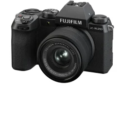 Fujifilm Mirrorless Cameras Only | X-S20 Body w/XC15-45F3.5-5.6 OIS PZ Lens Black