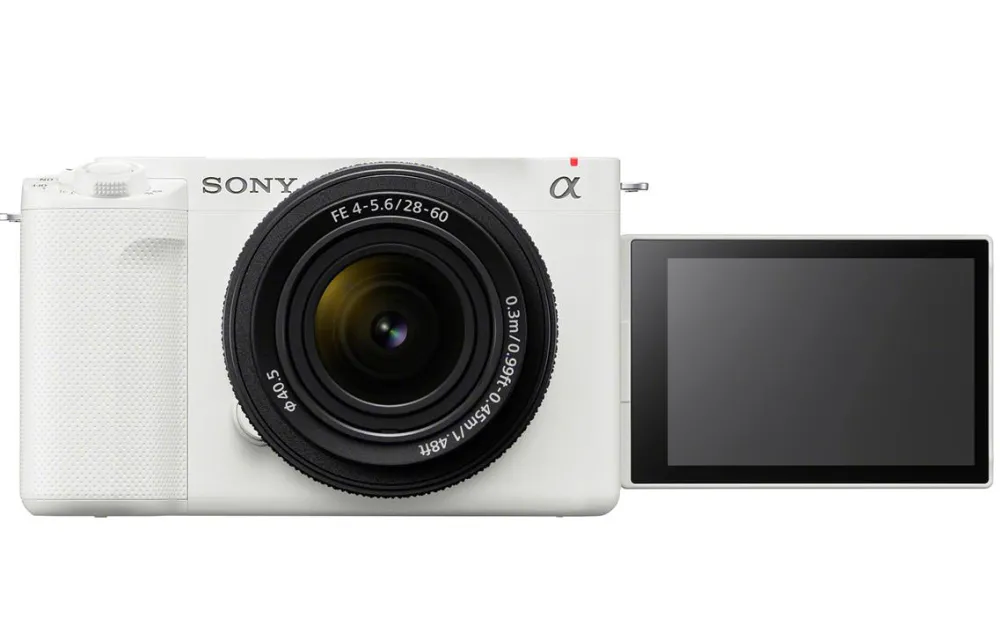 Sony Video Cameras | ZV-E1 Mirrorless 28-60mm Lens White Bonus Extra Battery and Charger